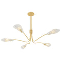 Lampa wiszaca o wyrazistej formie z oszczednym detalem w odcieniu bieli gz9912816
