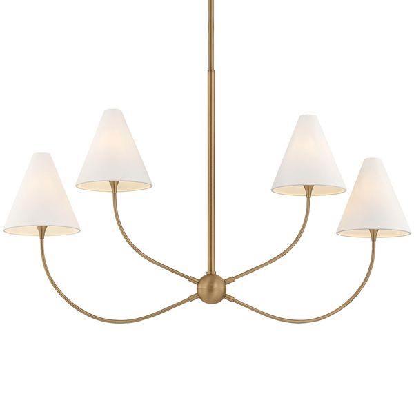 Lampa wiszaca o harmonijnych proporcjach z dopracowana sylwetka w odcieniu bieli kt5423996