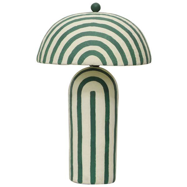 Lampa sto owa o lekkiej bryle z oszczednym detalem w odcieniu bieli nv3129175